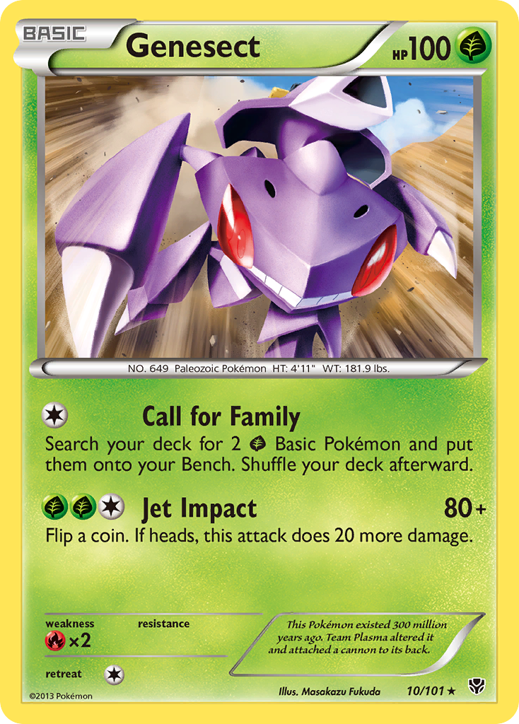 Plasma Blast Genesect #10/101