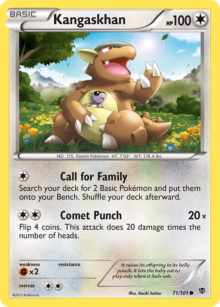 Plasma Blast Kangaskhan #71/101