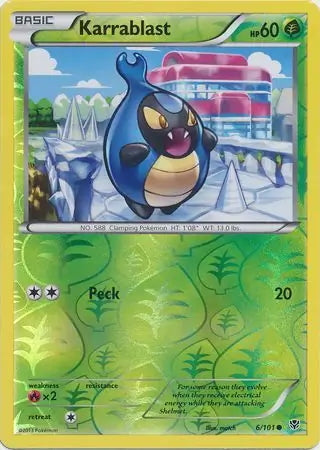 Plasma Blast Karrablast #6/101 reverse holo