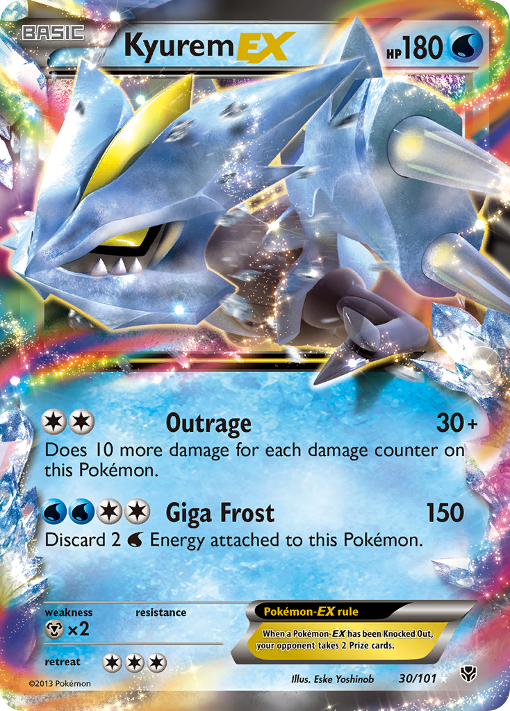 Plasma Blast Kyurem EX #30/101