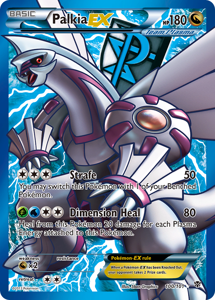 Plasma Blast Palkia EX #100/101