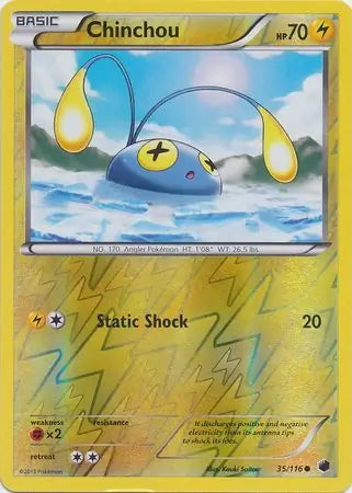 Plasma Freeze Chinchou #35/116 reverse holo