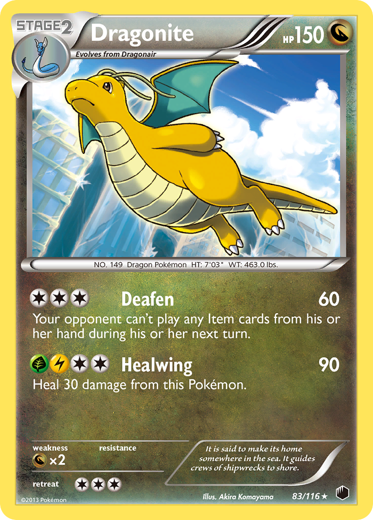Plasma Freeze Dragonite #83/116