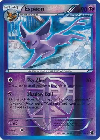 Plasma Freeze Espeon #48/116 reverse holo