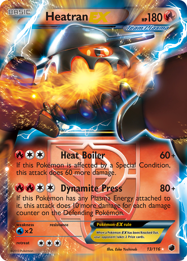 Plasma Freeze Heatran EX #13/116