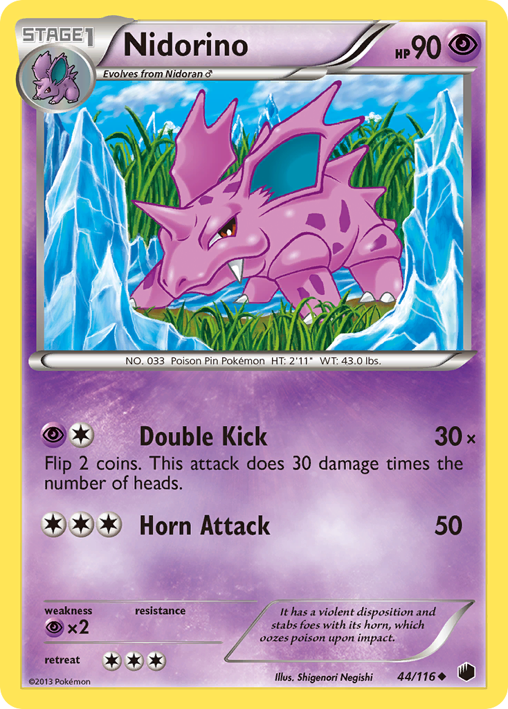 Plasma Freeze Nidorino #44/116