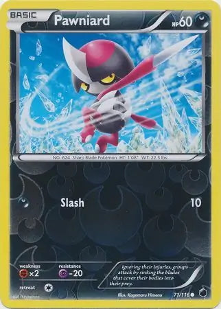 Plasma Freeze Pawniard #71/116 reverse holo