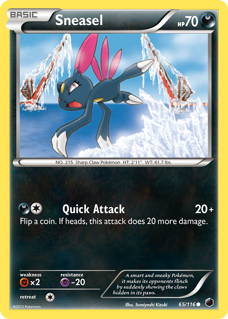 Plasma Freeze Sneasel #65/116