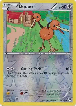 Plasma Storm Doduo #99/135 reverse holo
