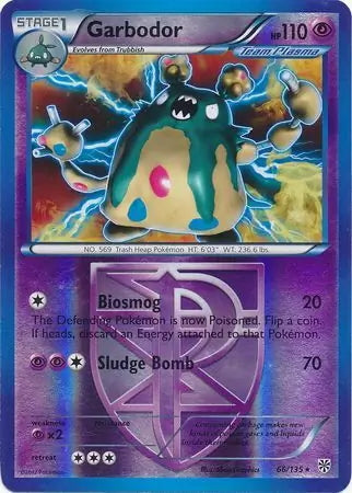 Plasma Storm Garbodor #66/135 reverse holo
