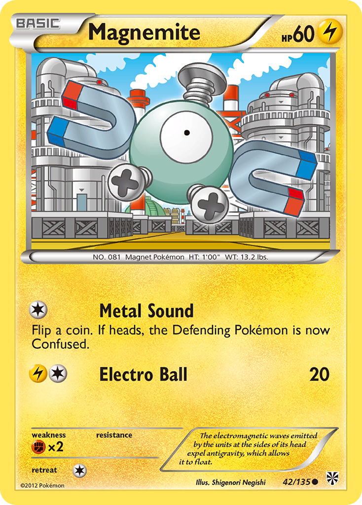 Plasma Storm Magnemite #42/135