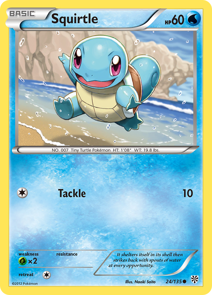 Plasma Storm Squirtle #24/135