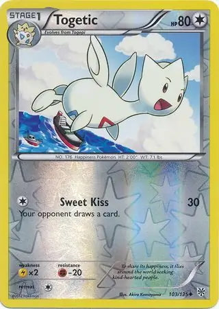 Plasma Storm Togetic #103/135 reverse holo