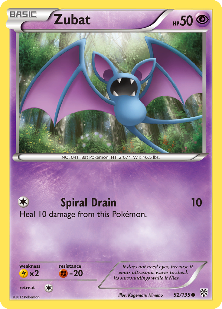 Plasma Storm Zubat #52/135
