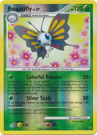 Platinum Beautifly #21/127 reverse holo