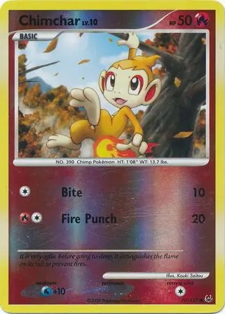 Platinum Chimchar #70/127 reverse holo