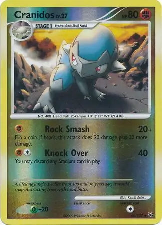Platinum Cranidos #46/127 reverse holo