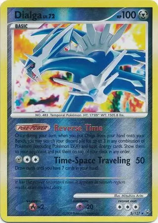 Platinum Dialga #5/127 reverse holo