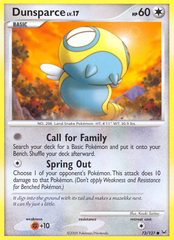 Platinum Dunsparce #73/127