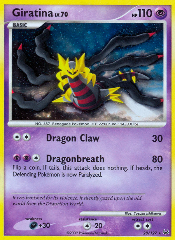 Platinum Holo Giratina #28/127