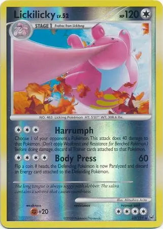 Platinum Lickilicky #33/127 reverse holo