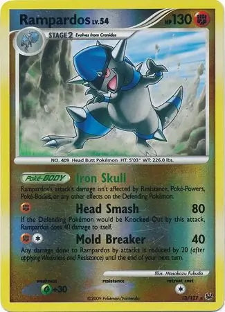 Platinum Rampardos #13/127 reverse holo