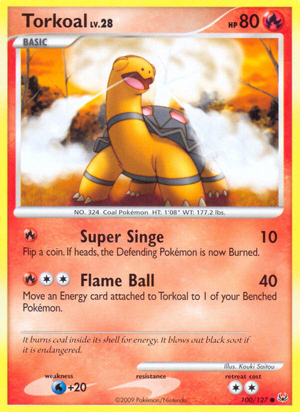 Platinum Torkoal #100/127