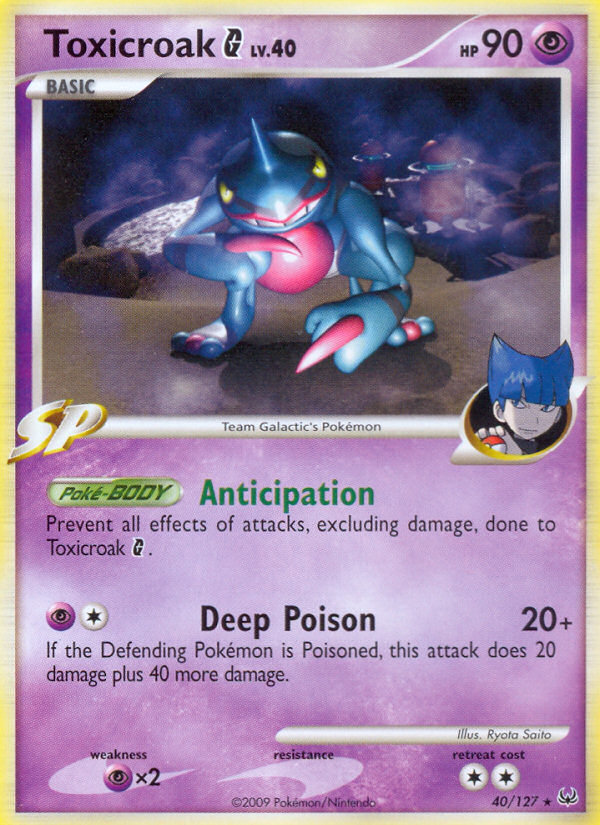 Platinum Toxicroak G #40/127