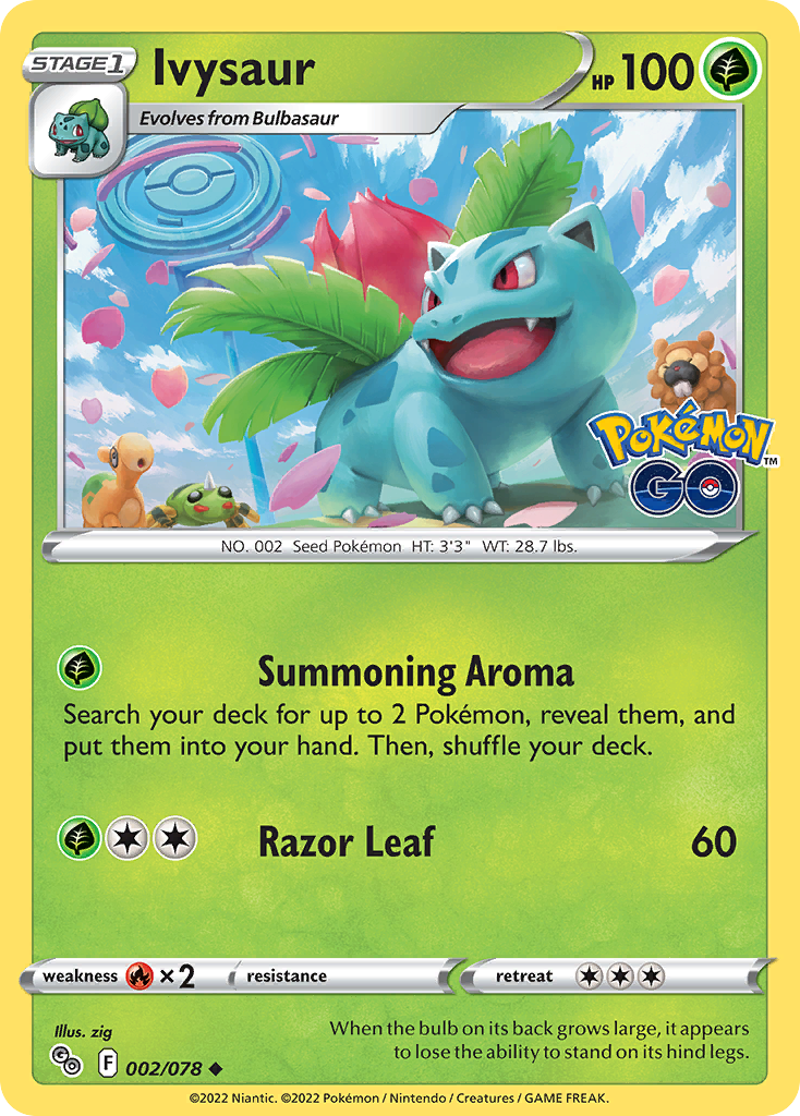 Pokémon Go Ivysaur #2/78