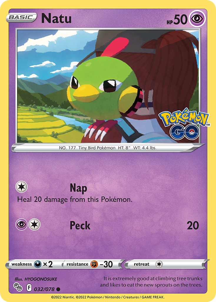 Pokémon Go Natu #32/78