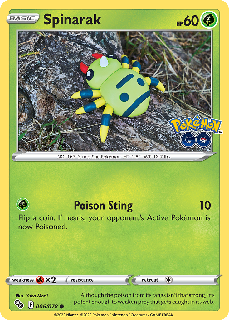 Pokémon Go Spinarak #6/78