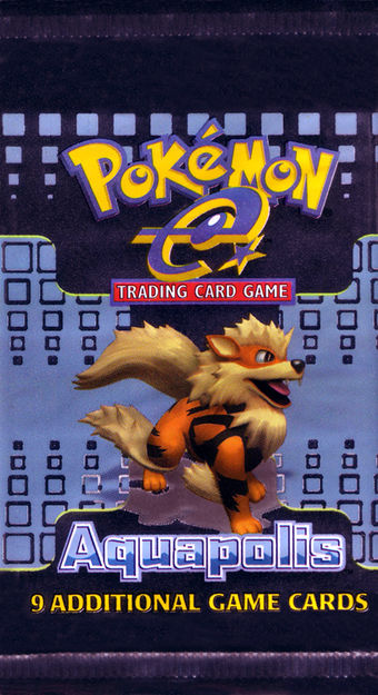 Pokémon E-Series Aquapolis Booster Pack Arcanine