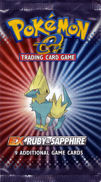Pokémon EX Ruby & Sapphire Booster Pack Manectric