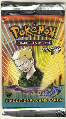 Pokémon Gym Heroes First Edition Booster Pack
