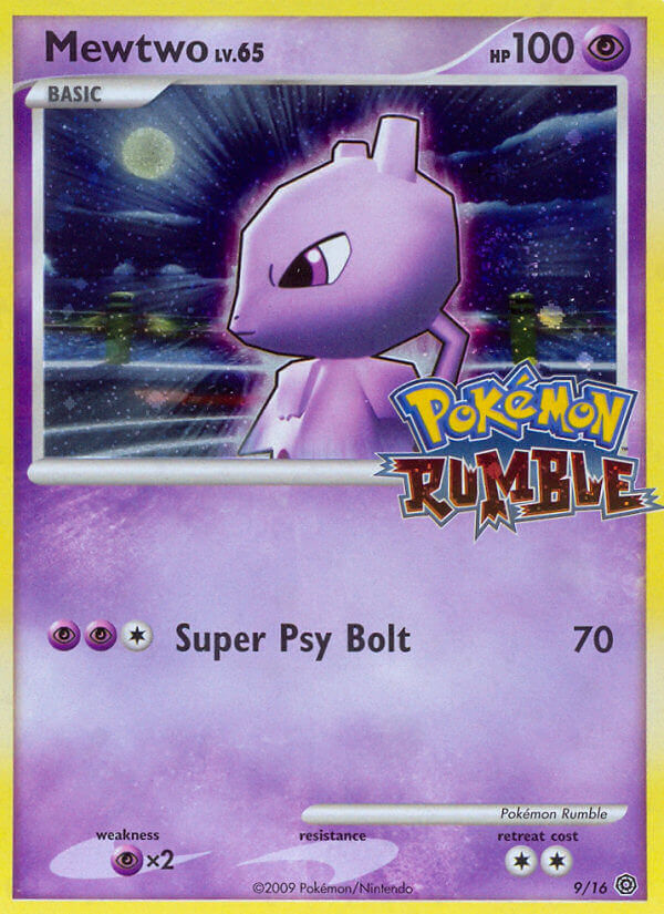 Pokemon Rumble Holo Mewtwo #9