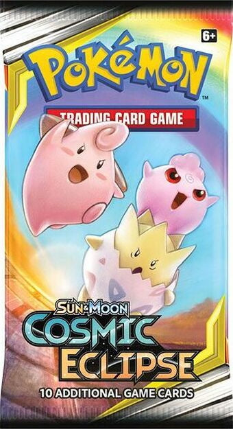 Pokémon Sun & Moon Cosmic Eclipse Booster Pack Cleffa Igglybuff Togepi