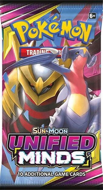 Pokémon Sun & Moon Unified Minds Booster Pack Garchomp Giratina