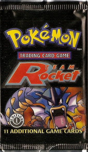 Pokémon Team Rocket First Edition Booster Pack Gyarados