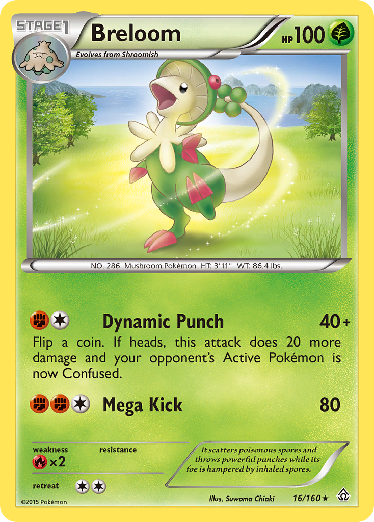 Primal Clash Breloom #16/160