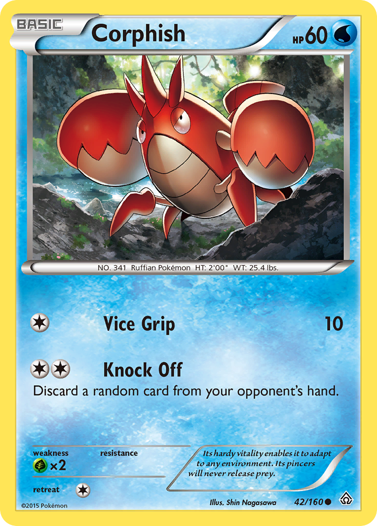 Primal Clash Corphish #42/160