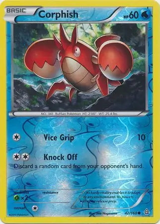 Primal Clash Corphish #42/160 reverse holo