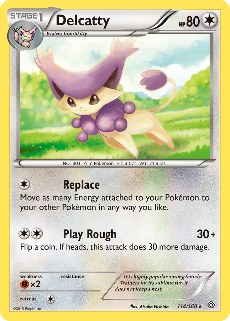 Primal Clash Delcatty #114/160