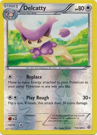 Primal Clash Delcatty #114/160 reverse holo
