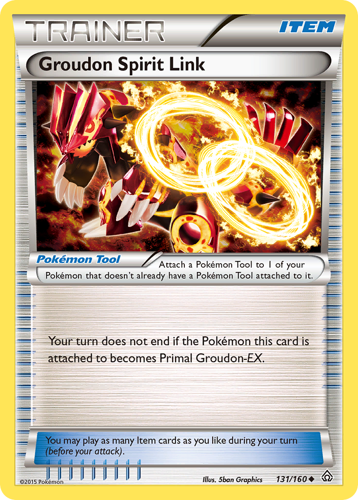 Primal Clash Groudon Spirit Link #131/160