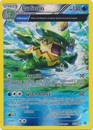 Primal Clash Ludicolo #37/160 reverse holo