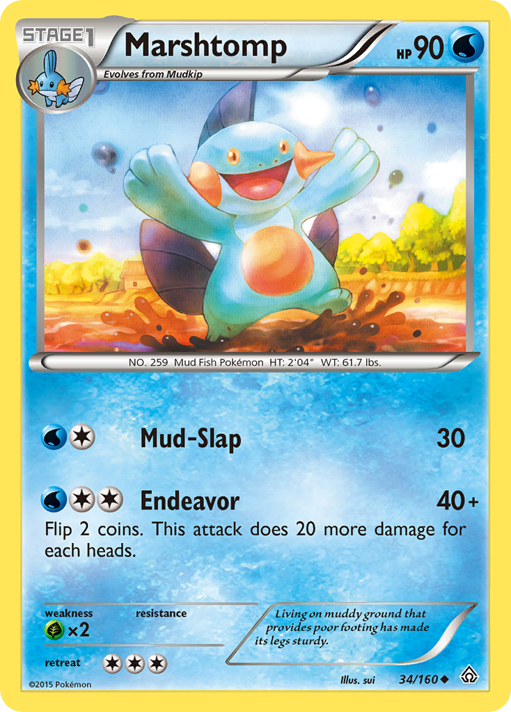 Primal Clash Marshtomp #34/160