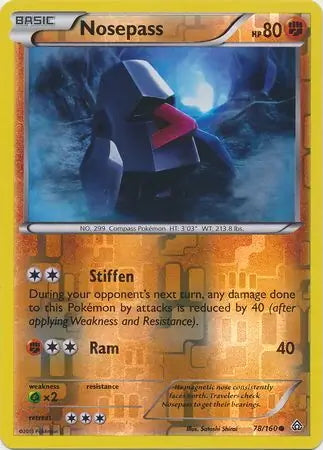 Primal Clash Nosepass #78/160 reverse holo