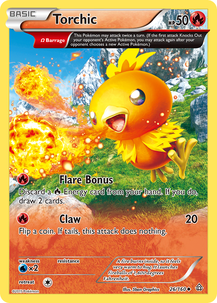 Primal Clash Torchic #26/160