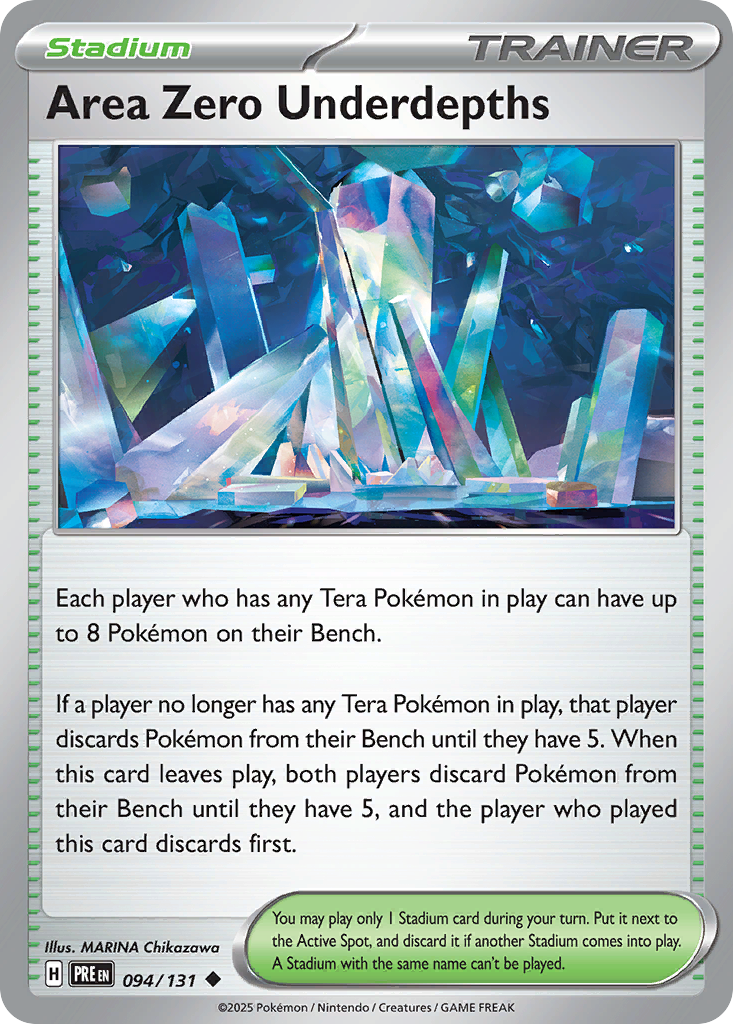Prismatic Evolutions Area Zero Underdepths #094/131