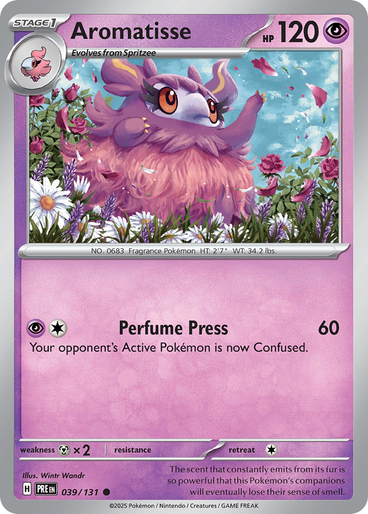 Prismatic Evolutions Aromatisse #039/131